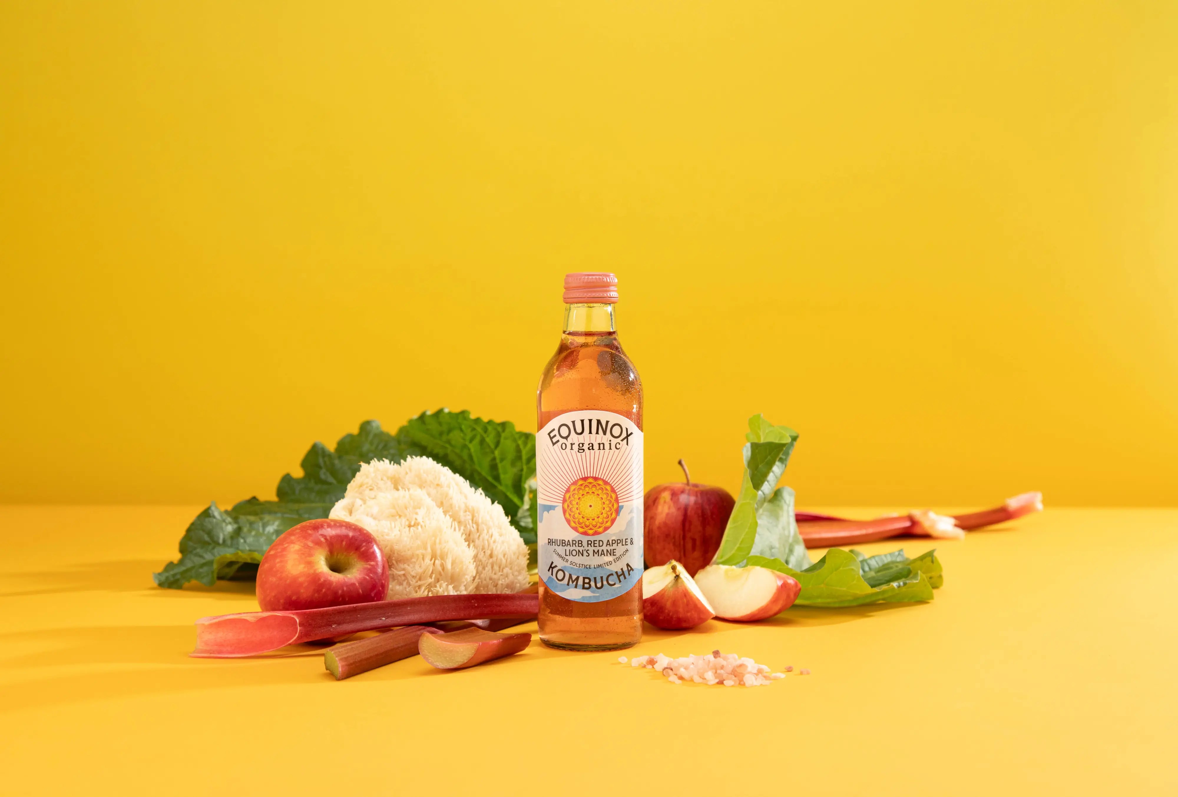 Rhubarb & Red Apple With Lion’s Mane Bottles