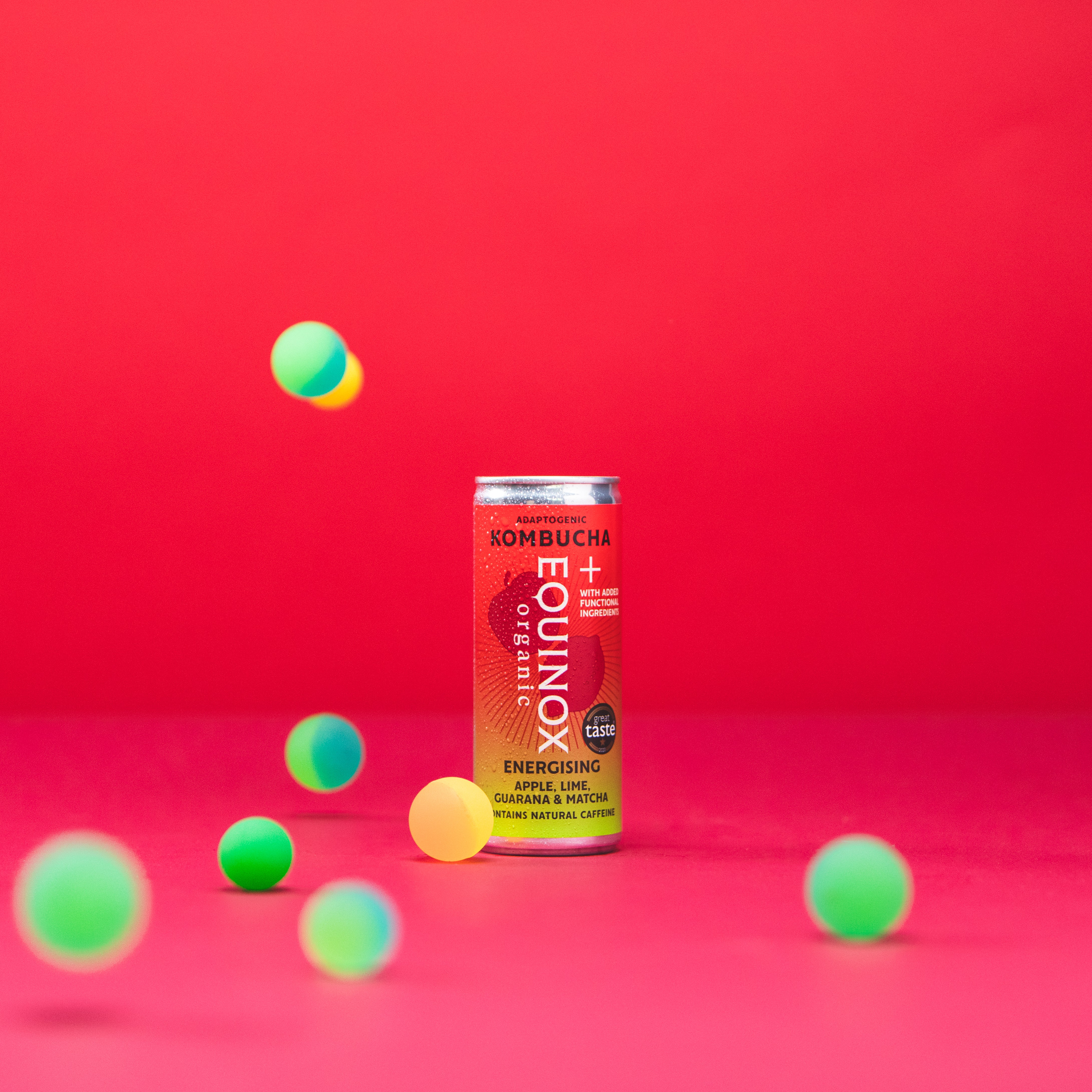 Equinox+ Apple & Lime Kombucha Cans | Organic & Energising