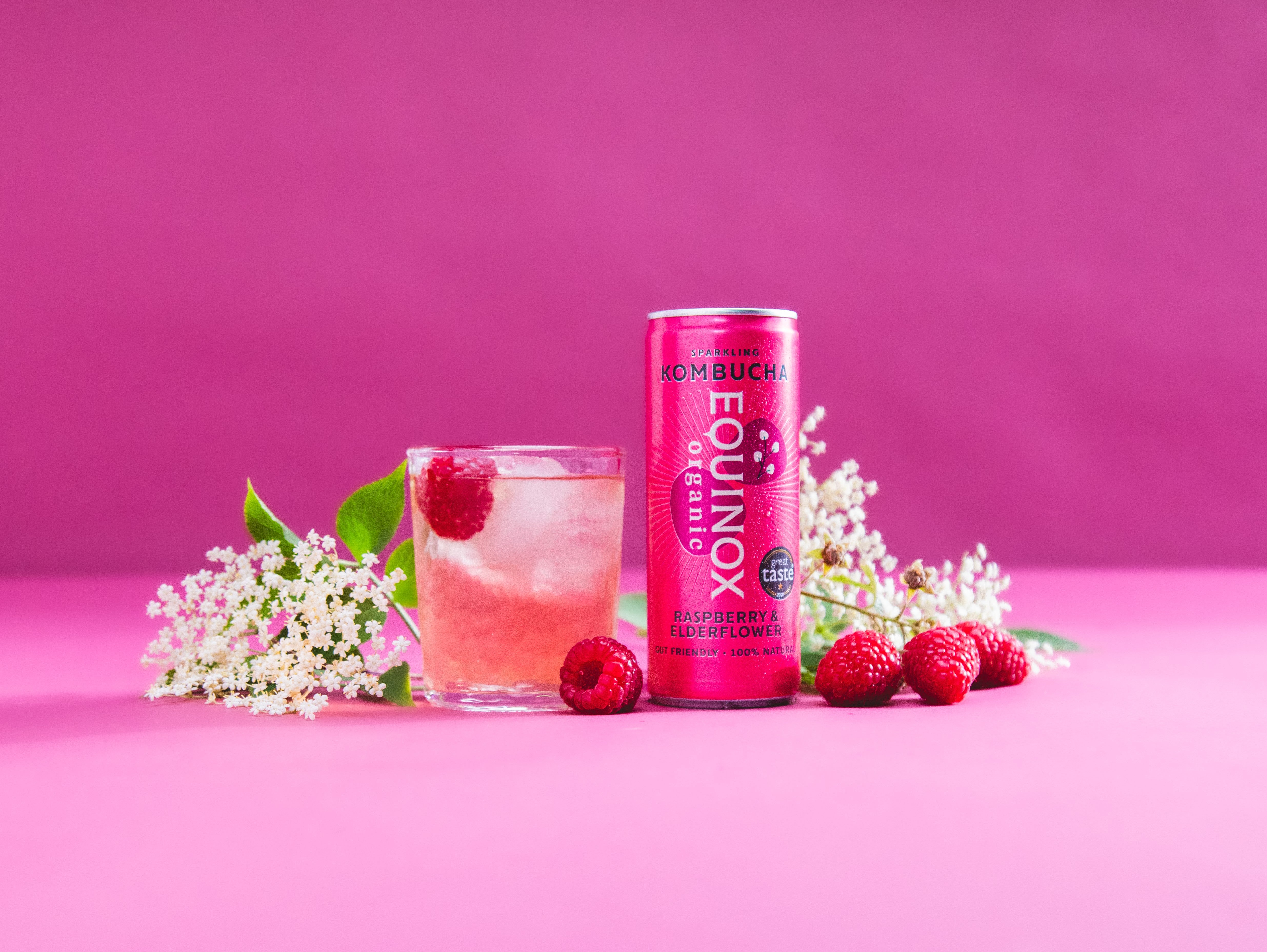 Raspberry & Elderflower Cans